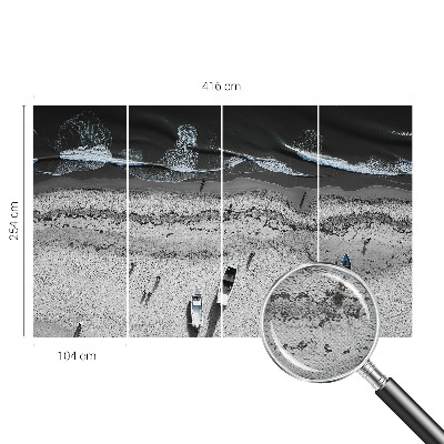 Fotomurale 3D Tranquillità sulla spiaggia