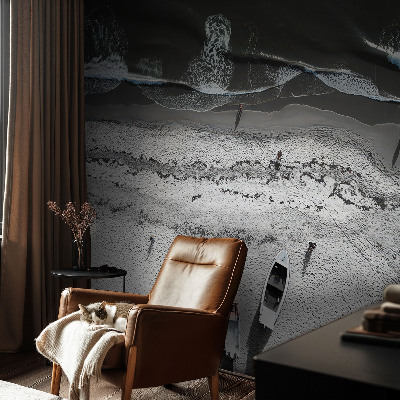 Fotomurale 3D Tranquillità sulla spiaggia