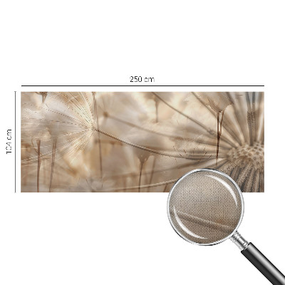 Carta da parati panoramica effetto 3D Delicati denti di leone