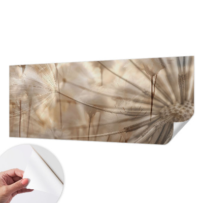 Carta da parati panoramica effetto 3D Delicati denti di leone