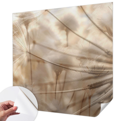 Carta da parati panoramica effetto 3D Delicati denti di leone