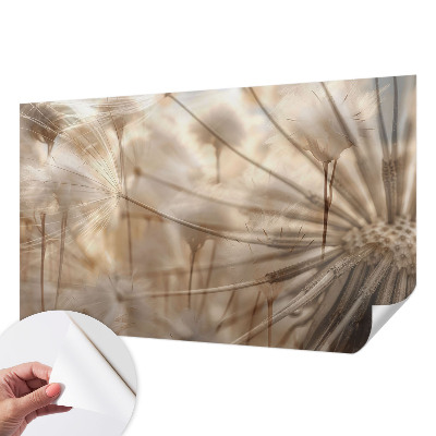 Carta da parati panoramica effetto 3D Delicati denti di leone