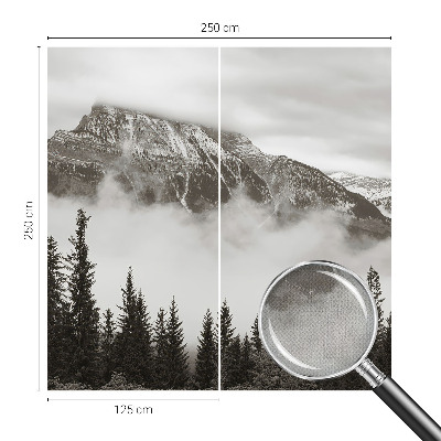 Carta da parati cameretta paesaggio montano