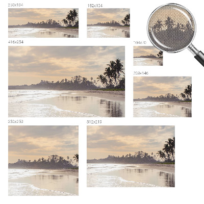 Carta da parati per cameretta Mattinata in spiaggia