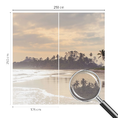 Carta da parati per cameretta Mattinata in spiaggia