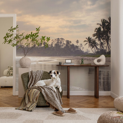 Carta da parati per cameretta Mattinata in spiaggia