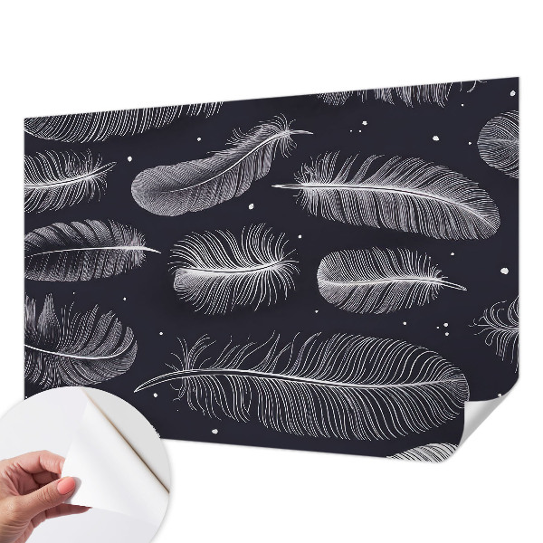 Carta da parati 3D Piume delicate