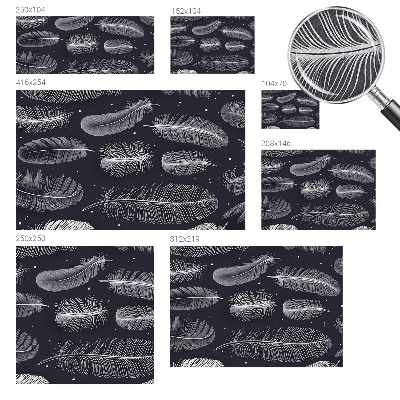 Carta da parati 3D Piume delicate