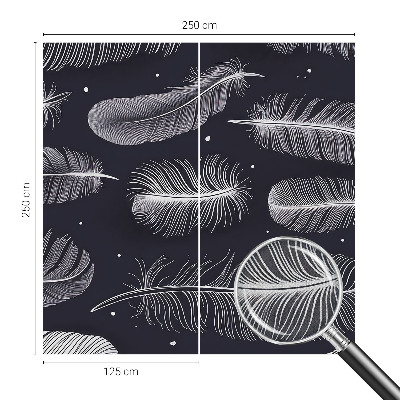 Carta da parati 3D Piume delicate