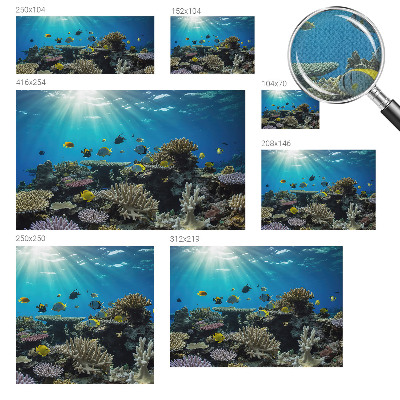 Fotomurale effetto 3D Mondo sottomarino