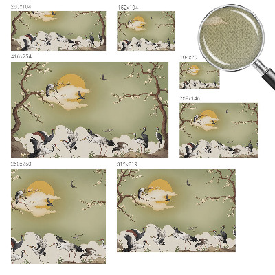 Carta da parati effetto profondità Natura elegante