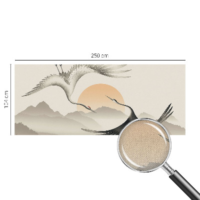 Carta da parati per cameretta East Cranes