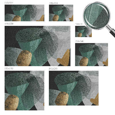 Fotomurale adesivo geometria astratta