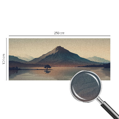 Fotomurale 3D paesaggio montano