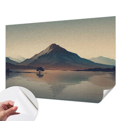 Fotomurale 3D paesaggio montano