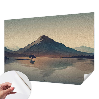 Fotomurale 3D paesaggio montano