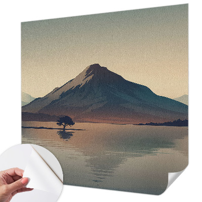 Fotomurale 3D paesaggio montano