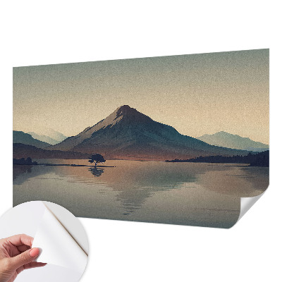 Fotomurale 3D paesaggio montano