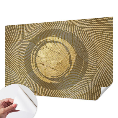 Carta da parati panoramica effetto 3D Linee radianti