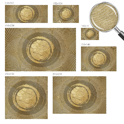 Carta da parati panoramica effetto 3D Linee radianti