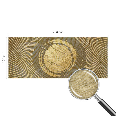 Carta da parati panoramica effetto 3D Linee radianti
