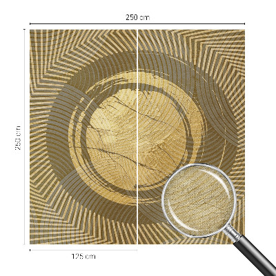 Carta da parati panoramica effetto 3D Linee radianti