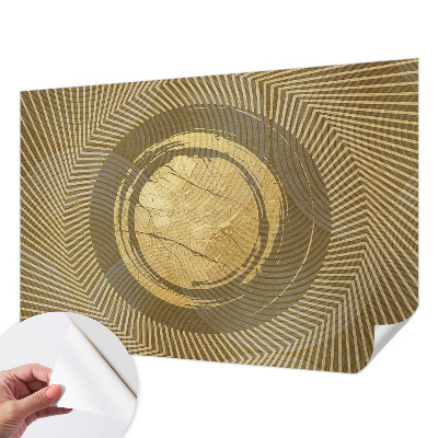 Carta da parati panoramica effetto 3D Linee radianti