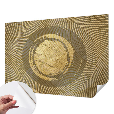 Carta da parati panoramica effetto 3D Linee radianti