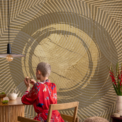 Carta da parati panoramica effetto 3D Linee radianti