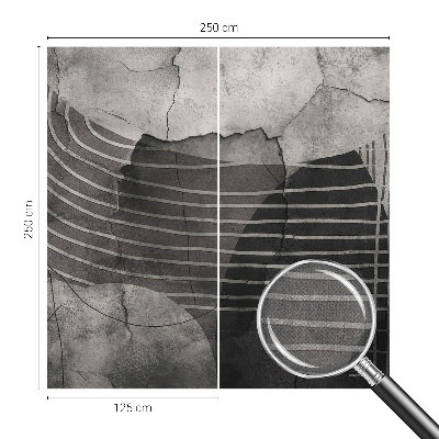 Carta da parati effetto profondità Linee astratte