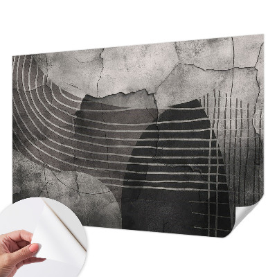 Carta da parati effetto profondità Linee astratte