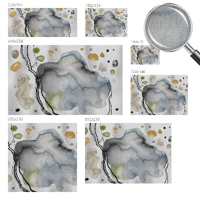 Carta da parati adesiva Acquerello astratto