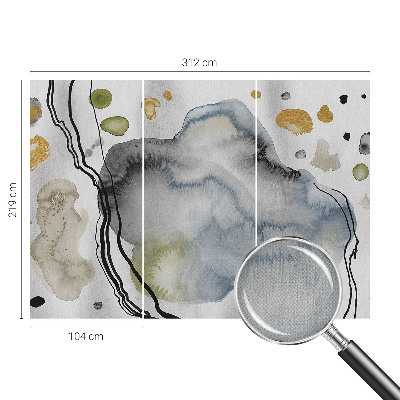 Carta da parati adesiva Acquerello astratto