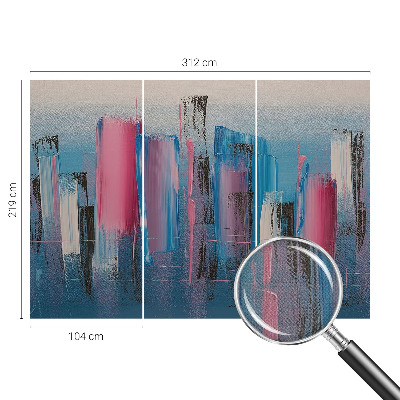 Fotomurale 3D Strisce astratte