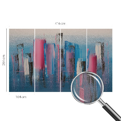 Fotomurale 3D Strisce astratte