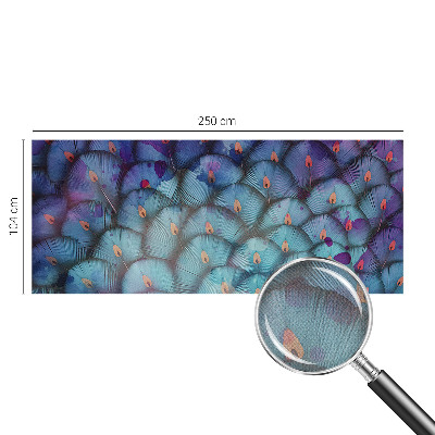 Carta da parati 3D Piume colorate