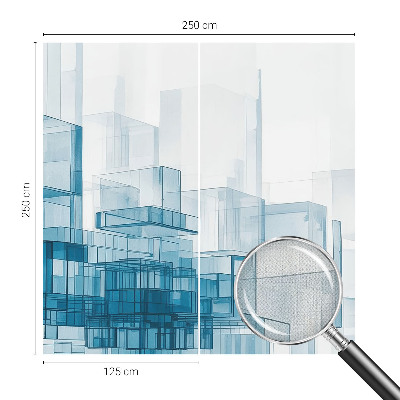 Fotomurale adesivo Cubi trasparenti