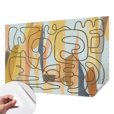 Fotomurale effetto 3D Forme astratte