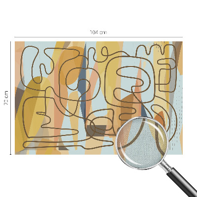 Fotomurale effetto 3D Forme astratte