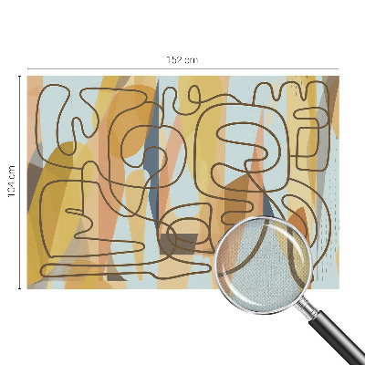 Fotomurale effetto 3D Forme astratte