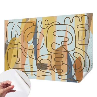 Fotomurale effetto 3D Forme astratte