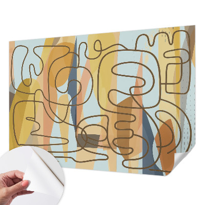 Fotomurale effetto 3D Forme astratte