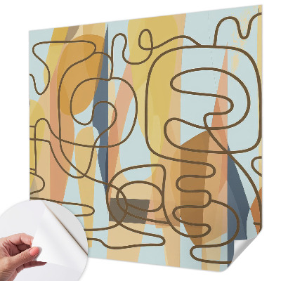 Fotomurale effetto 3D Forme astratte