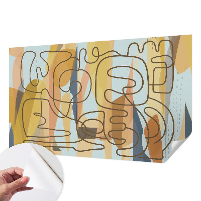 Fotomurale effetto 3D Forme astratte