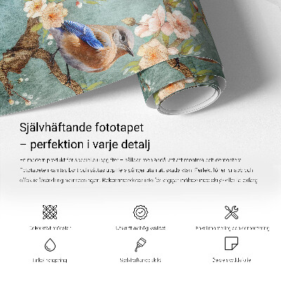 Carta da parati effetto profondità Schizzi blu navy