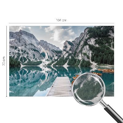 Carta da parati per cameretta panorama montano