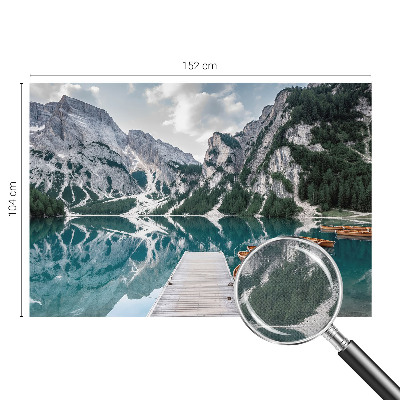 Carta da parati per cameretta panorama montano