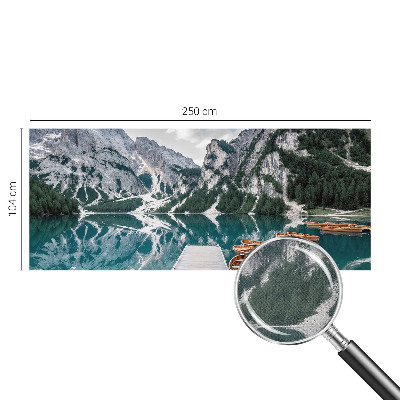 Carta da parati per cameretta panorama montano