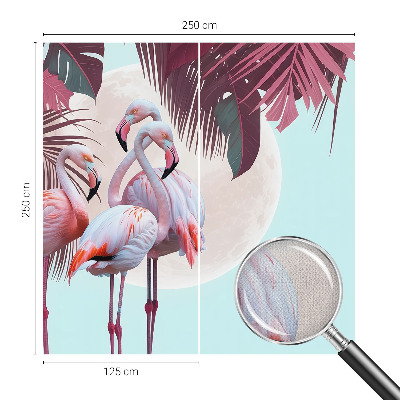 Carta da parati 3D Uccelli esotici