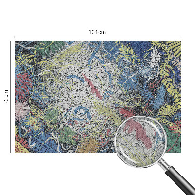 Fotomurale per cameretta Spirali di piante